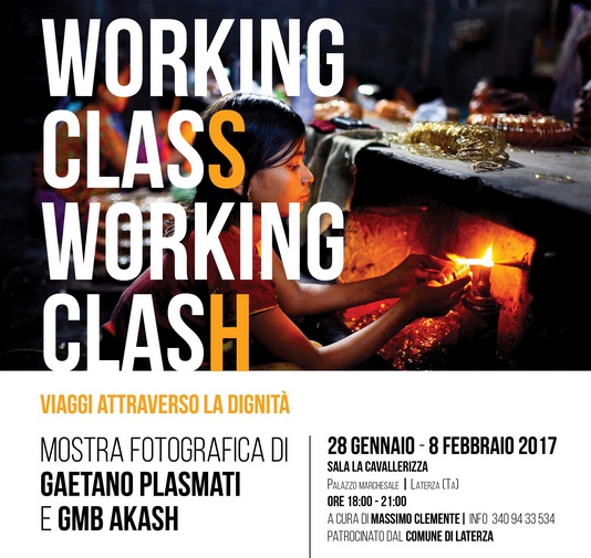 Giunge a Laterza la mostra: WORKING CLASS / WORKING CLASH